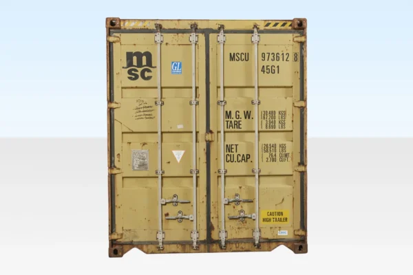 40ft x 8ft Used Shipping Container – High-Cube
