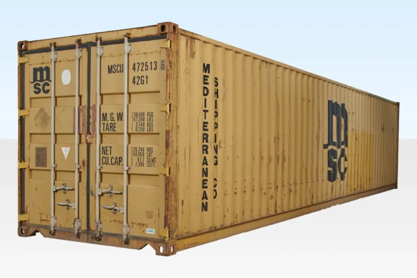 40ft x 8ft Used Shipping Container – High-Cube