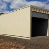 16ft Refurbished Standard Non-ISO Storage Container w/ Roll-Up Door for Sale