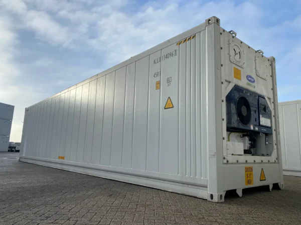 40ft New High Cube Refrigerated Certified ISO Container 408-480 V 3 Ph 25 Amp