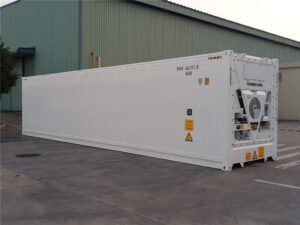 40ft Used Cargo Worthy High Cube Refrigerated Certified ISO Container 408-480 V 3 Ph 25 Amp