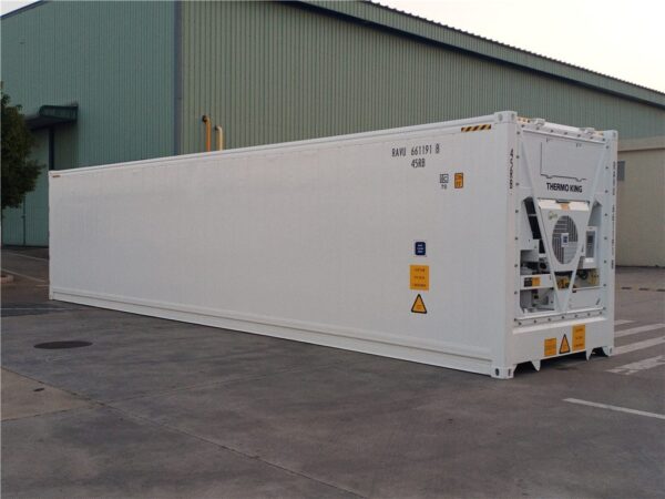 40ft Used Cargo Worthy High Cube Refrigerated Certified ISO Container 408-480 V 3 Ph 25 Amp