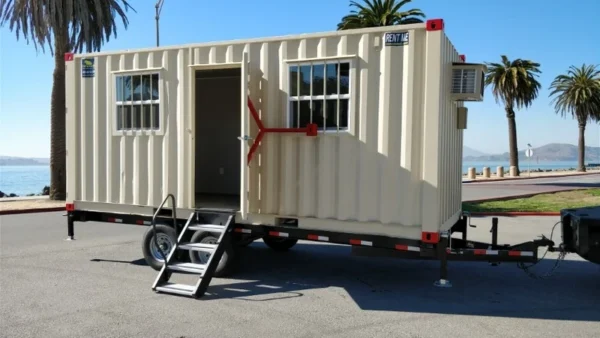 20ft Mobile Office Container With Trailer