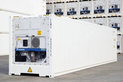40ft New High Cube Refrigerated Certified ISO Container 408-480 V 3 Ph 25 Amp